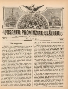 Posener Provinzial-Bl&auml;tter 1881.02.20 Nr8