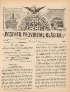 Posener Provinzial-Bl&auml;tter 1881.04.03 Nr14