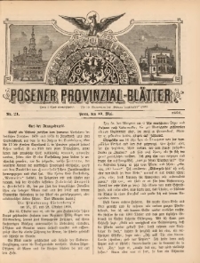 Posener Provinzial-Bl&auml;tter 1881.05.22 Nr21