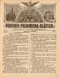 Posener Provinzial-Bl&auml;tter 1881.09.11 Nr37