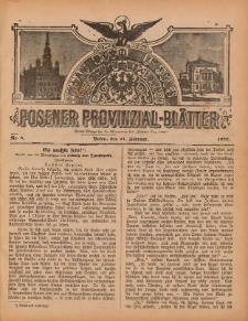 Posener Provinzial-Bl&auml;tter 1892.02.21 Nr8