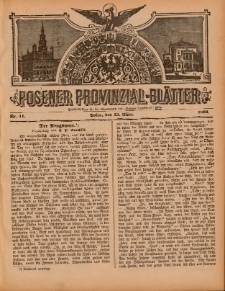 Posener Provinzial-Bl&auml;tter 1892.02.13 Nr11