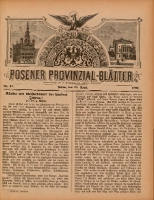Posener Provinzial-Bl&auml;tter 1892.02.24 Nr17