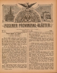 Posener Provinzial-Bl&auml;tter 1892.05.15 Nr20