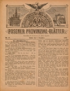 Posener Provinzial-Bl&auml;tter 1892.12.04 Nr49