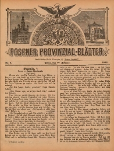 Posener Provinzial-Bl&auml;tter 1893.02.26 Nr9