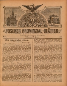 Posener Provinzial-Bl&auml;tter 1895.01.20 Nr3