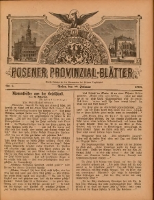Posener Provinzial-Bl&auml;tter 1895.02.10 Nr6