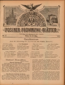 Posener Provinzial-Bl&auml;tter 1895.03.30 Nr13