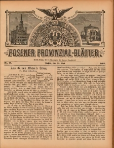Posener Provinzial-Bl&auml;tter 1895.05.12 Nr19