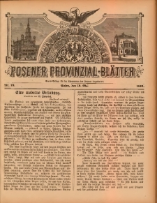 Posener Provinzial-Bl&auml;tter 1895.05.19 Nr20