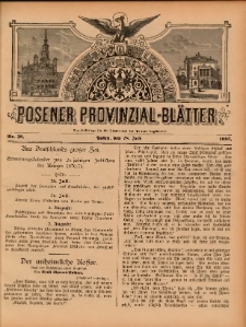 Posener Provinzial-Bl&auml;tter 1895.07.28 Nr30