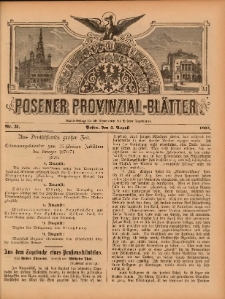 Posener Provinzial-Bl&auml;tter 1895.08.04 Nr31