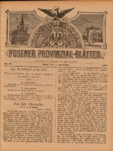 Posener Provinzial-Bl&auml;tter 1895.09.22 Nr38
