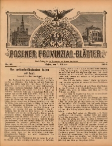 Posener Provinzial-Bl&auml;tter 1896.10.04 Nr40
