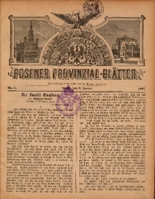 Posener Provinzial-Bl&auml;tter 1897.01.03 Nr1
