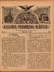 Posener Provinzial-Bl&auml;tter 1897.05.16 Nr20