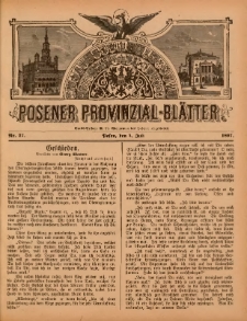 Posener Provinzial-Bl&auml;tter 1897.07.04 Nr27