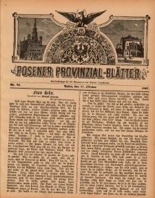 Posener Provinzial-Bl&auml;tter 1897.10.17 Nr42