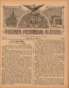Posener Provinzial-Bl&auml;tter 1898.02.13 Nr7