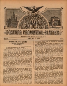 Posener Provinzial-Bl&auml;tter 1898.07.17 Nr29