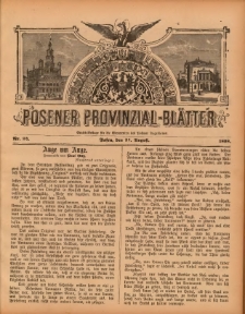 Posener Provinzial-Bl&auml;tter 1898.08.21 Nr34