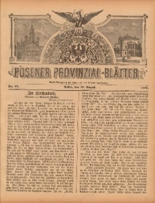 Posener Provinzial-Bl&auml;tter 1898.08.28 Nr35