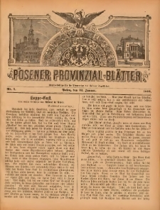 Posener Provinzial-Bl&auml;tter 1899.01.22 Nr4