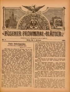 Posener Provinzial-Bl&auml;tter 1899.02.05 Nr6