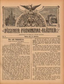 Posener Provinzial-Bl&auml;tter 1899.02.19 Nr8