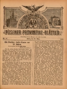 Posener Provinzial-Bl&auml;tter 1899.03.26 Nr13