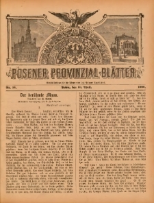 Posener Provinzial-Bl&auml;tter 1899.04.16 Nr16