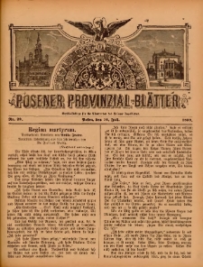 Posener Provinzial-Bl&auml;tter 1899.07.16 Nr29