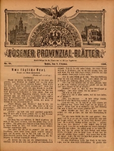 Posener Provinzial-Bl&auml;tter 1899.10.08 Nr41