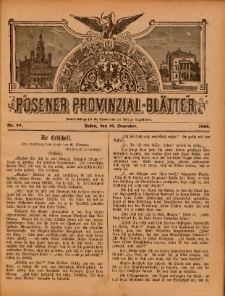 Posener Provinzial-Bl&auml;tter 1899.12.10 Nr49