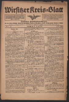 Wirsitzer Kreis-Blatt: Amtliches Publikationsorgan f&uuml;r den Kreis Wirsitz 1914.01.13 Jg.70 Nr5