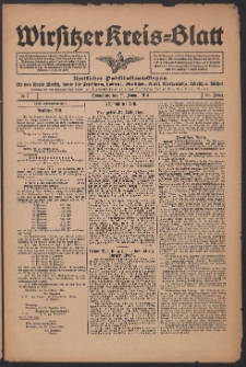 Wirsitzer Kreis-Blatt: Amtliches Publikationsorgan f&uuml;r den Kreis Wirsitz 1914.01.17 Jg.70 Nr7