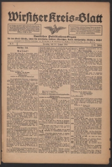 Wirsitzer Kreis-Blatt: Amtliches Publikationsorgan f&uuml;r den Kreis Wirsitz 1914.01.20 Jg.70 Nr8