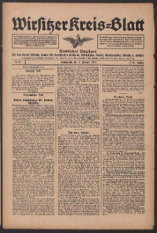 Wirsitzer Kreis-Blatt: Amtliches Publikationsorgan für den Kreis Wirsitz 1914.02.07 Jg.70 Nr16