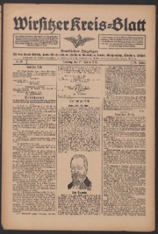 Wirsitzer Kreis-Blatt: Amtliches Publikationsorgan f&uuml;r den Kreis Wirsitz 1914.02.17 Jg.70 Nr20