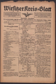 Wirsitzer Kreis-Blatt: Amtliches Publikationsorgan für den Kreis Wirsitz 1914.03.31 Jg.70 Nr38