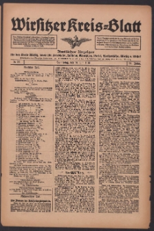 Wirsitzer Kreis-Blatt: Amtliches Publikationsorgan für den Kreis Wirsitz 1914.05.14 Jg.70 Nr56