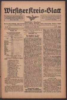 Wirsitzer Kreis-Blatt: Amtliches Publikationsorgan für den Kreis Wirsitz 1914.05.16 Jg.70 Nr57