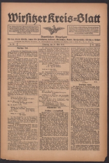 Wirsitzer Kreis-Blatt: Amtliches Publikationsorgan für den Kreis Wirsitz 1914.05.19 Jg.70 Nr58