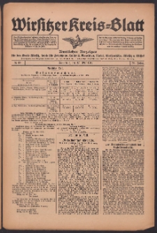 Wirsitzer Kreis-Blatt: Amtliches Publikationsorgan für den Kreis Wirsitz 1914.05.23 Jg.70 Nr60