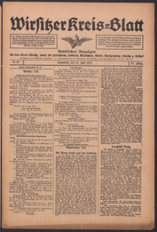 Wirsitzer Kreis-Blatt: Amtliches Publikationsorgan für den Kreis Wirsitz 1914.06.13 Jg.70 Nr68