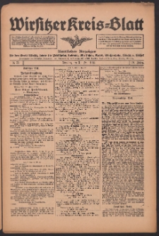 Wirsitzer Kreis-Blatt: Amtliches Publikationsorgan f&uuml;r den Kreis Wirsitz 1914.06.30 Jg.70 Nr75