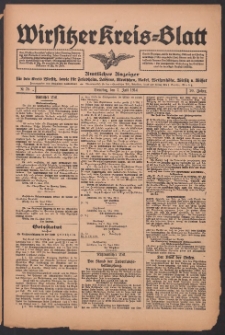 Wirsitzer Kreis-Blatt: Amtliches Publikationsorgan f&uuml;r den Kreis Wirsitz 1914.07.07 Jg.70 Nr78