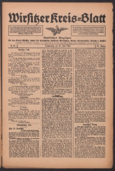 Wirsitzer Kreis-Blatt: Amtliches Publikationsorgan f&uuml;r den Kreis Wirsitz 1914.07.16 Jg.70 Nr82
