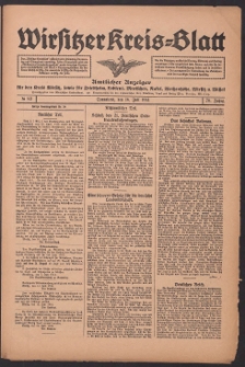 Wirsitzer Kreis-Blatt: Amtliches Publikationsorgan f&uuml;r den Kreis Wirsitz 1914.07.18 Jg.70 Nr83